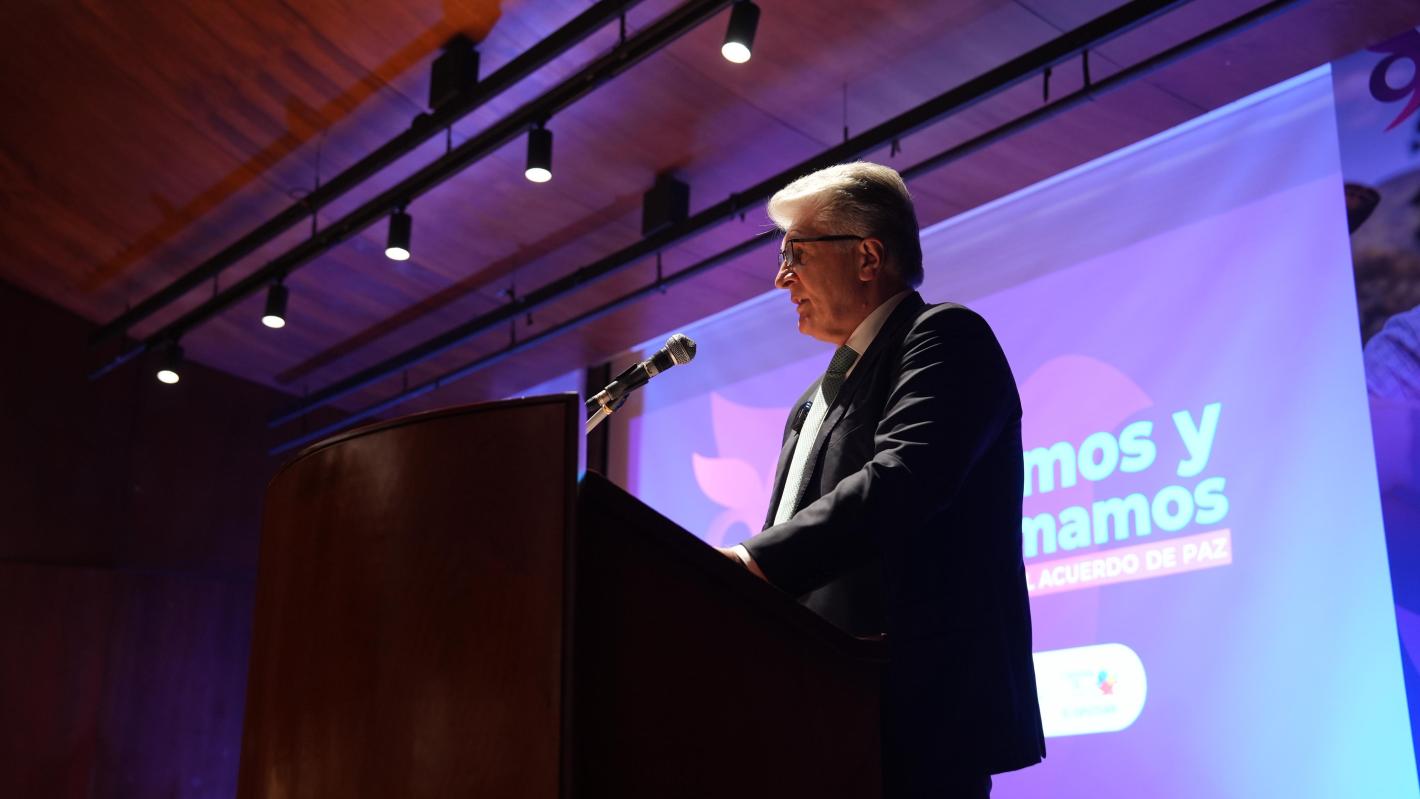 Palabras SRSG Miroslav Jenča en evento central de conmemoración 9º aniversario del Acuerdo de Paz