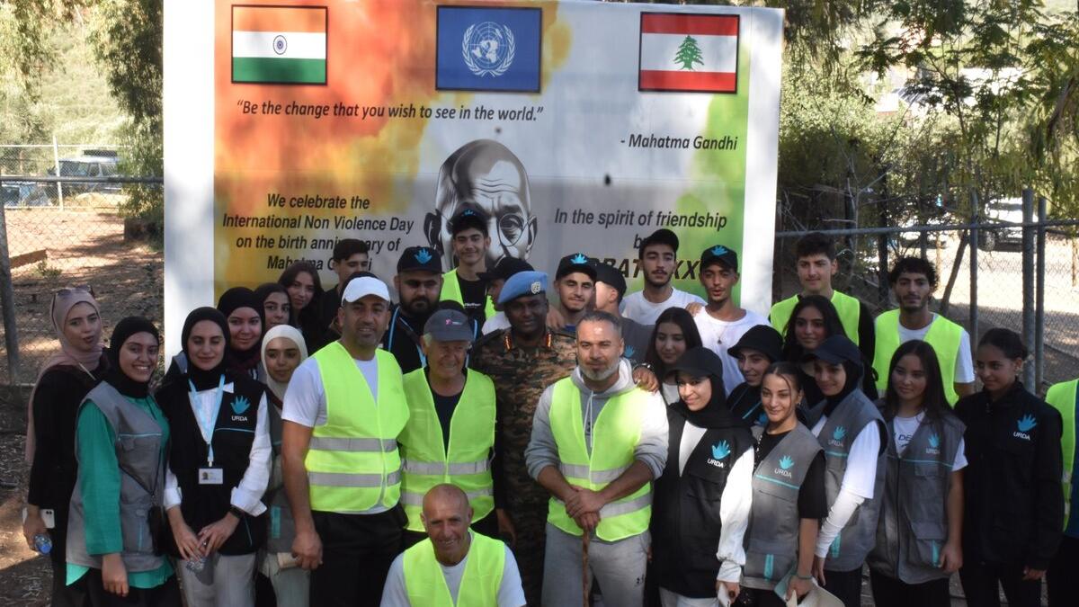 peacekeepers lead “Walk for Peace” in South Lebanon